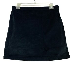MarleyLilly Black Corduroy A-Line Skirt‎ Womens Small Preppy Schoolgirl